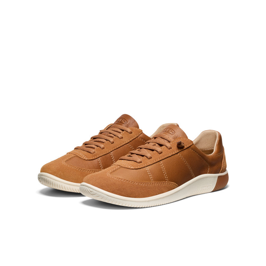 Women's KNX T-Toe Sneaker | Chipmunk/Birch | KEEN Footwear Canada