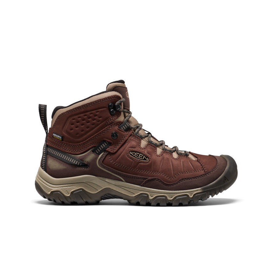 vet Men's Targhee IV Waterproof Hiking Boot | Java/Brindle | KEEN