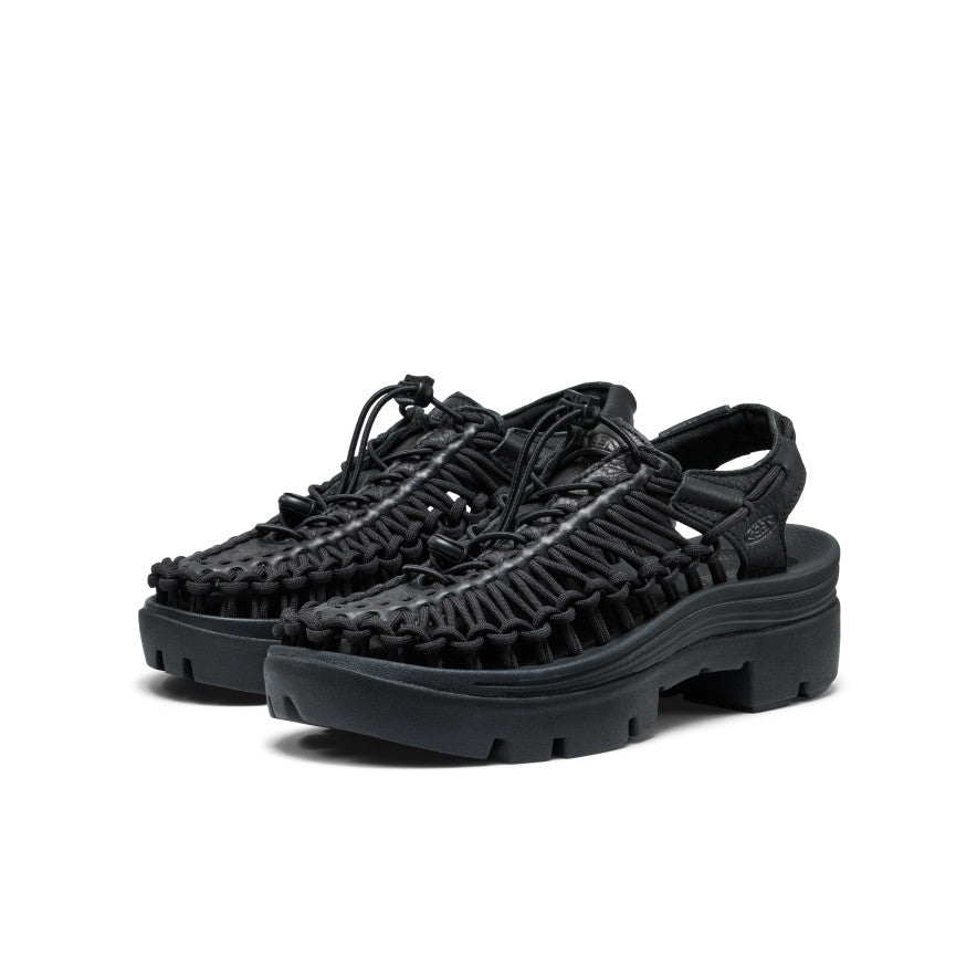 All Gender UNEEK PLT Sneaker | Black Smooth Lea | KEEN Footwear Canada