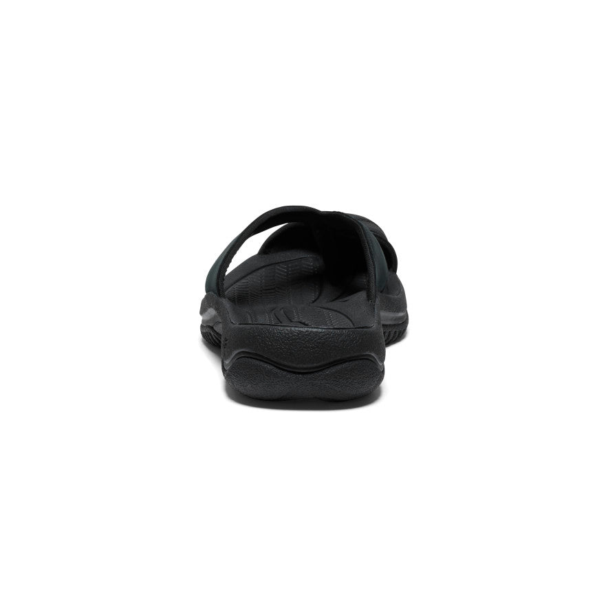 Men's Waimea Black/Black Leather Flip-Flop | KEEN | KEEN Footwear