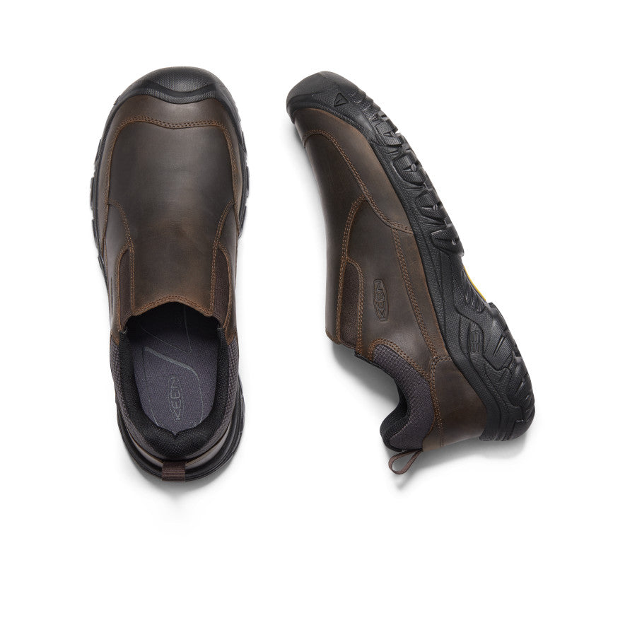 Men's Targhee III Slip-On Wide Brown Leather Slip-on | Dark Earth