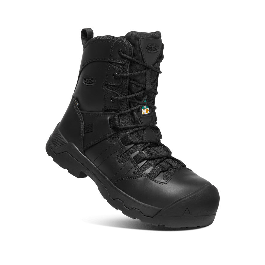 WBwz Men's Black Work Boots - CSA Oshawa+ 8