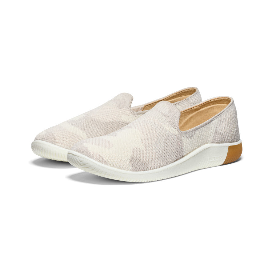 【neten】MINI ロゴストロン　ホワイト Women's KNX Knit Slip-On | Silver Lining/Birch | KEEN Footwear Canada