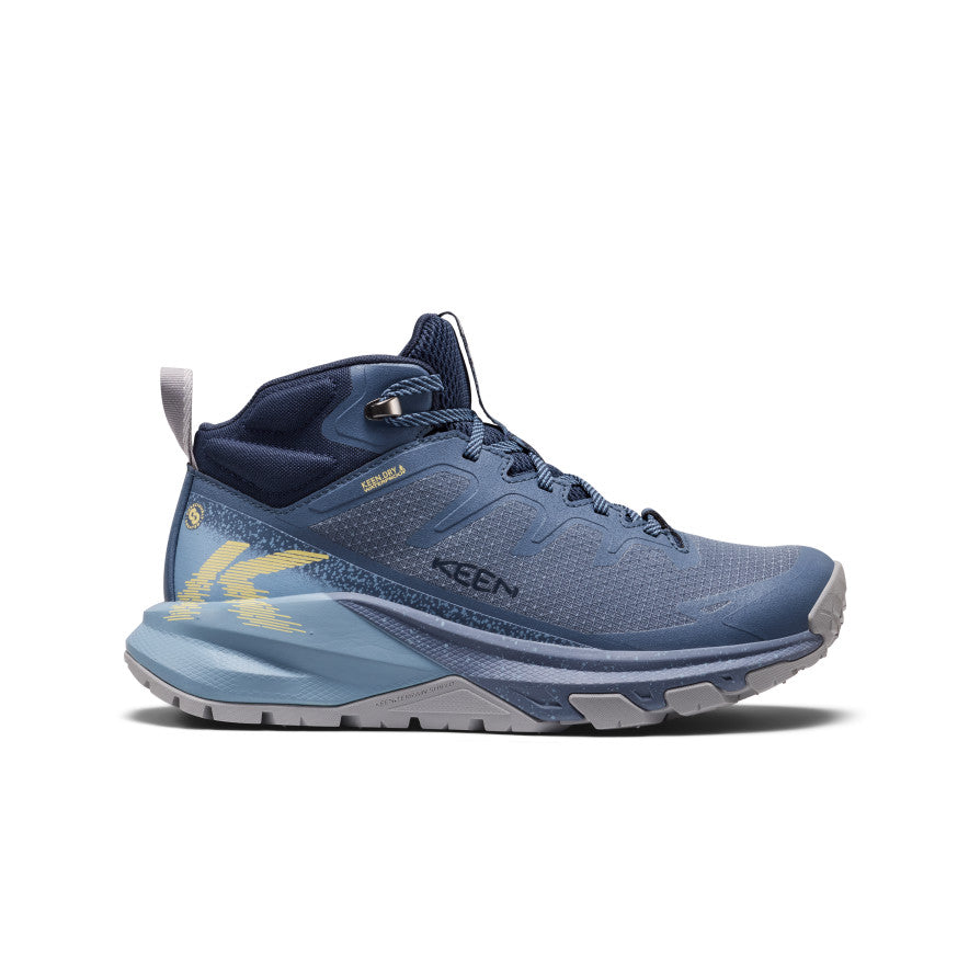 靴 tyga Women's Targhee Apex Waterproof Hiking Boot | Vintage Indigo/Lemon