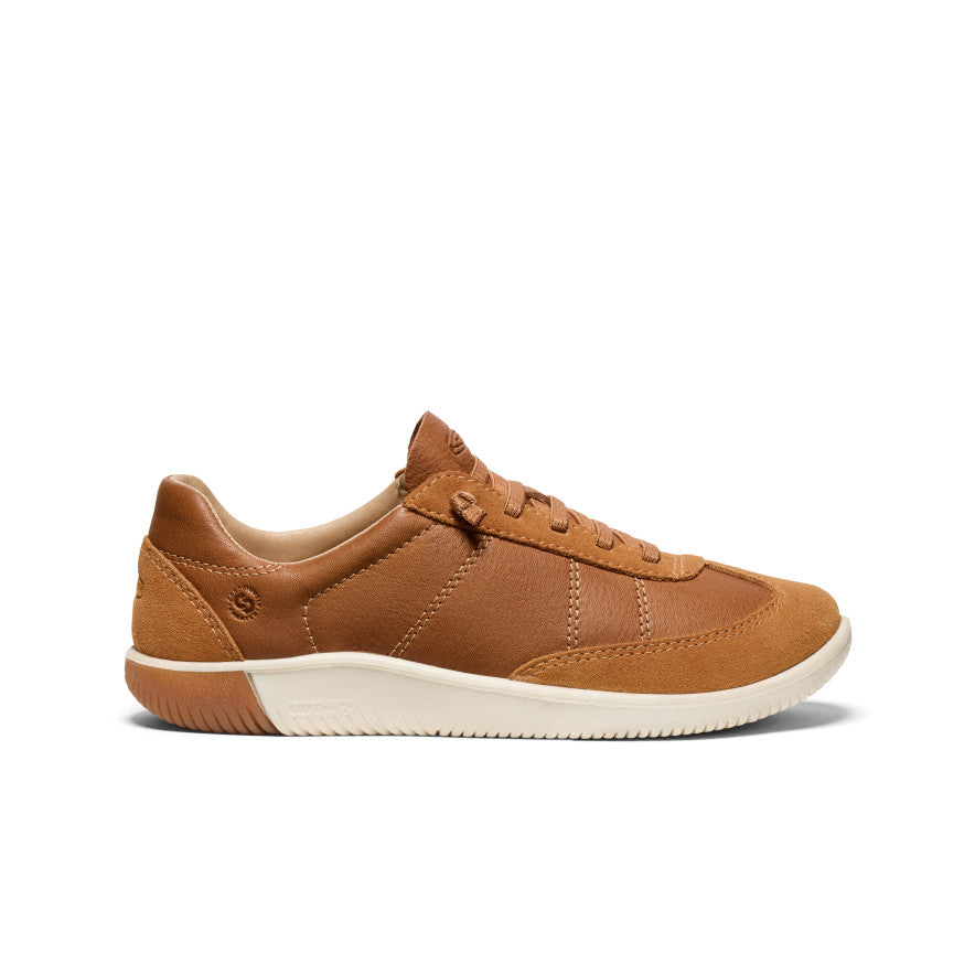 Women's KNX T-Toe Sneaker | Chipmunk/Birch | KEEN Footwear Canada