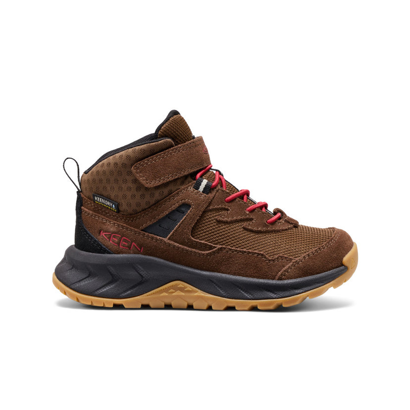Hightrail Waterproof Hiking Boot Pour Enfants  |  Foncé Terre/Garnet