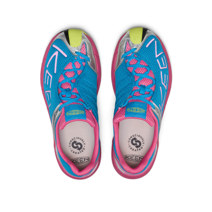 Women's A86 Sneaker | Swedish Blue/Shocking Pink | KEEN Footwear