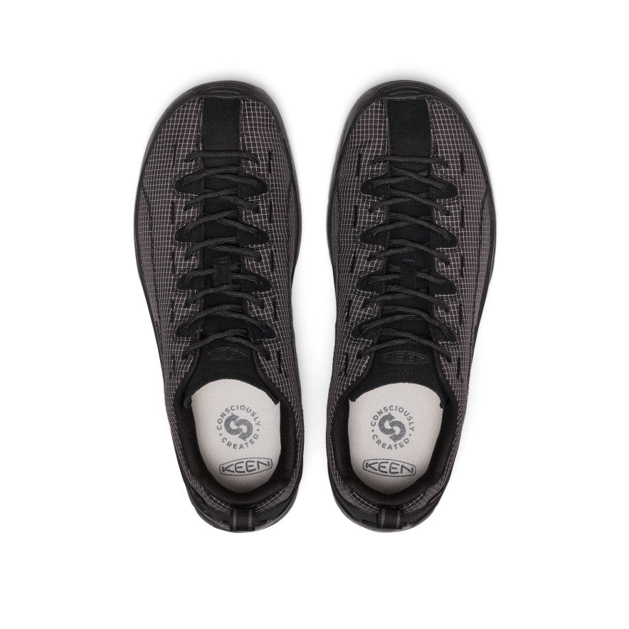 Men's Jasper Nylon Waterproof Sneaker | Black/Black | KEEN