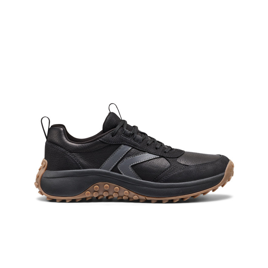 T.S Men's KS86 Leather Sneaker | Black | KEEN Footwear Canada