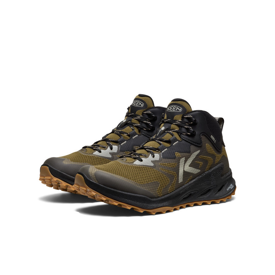 Men's Zionic NXT Waterproof Hiking Boot | Dark Olive/Black | KEEN