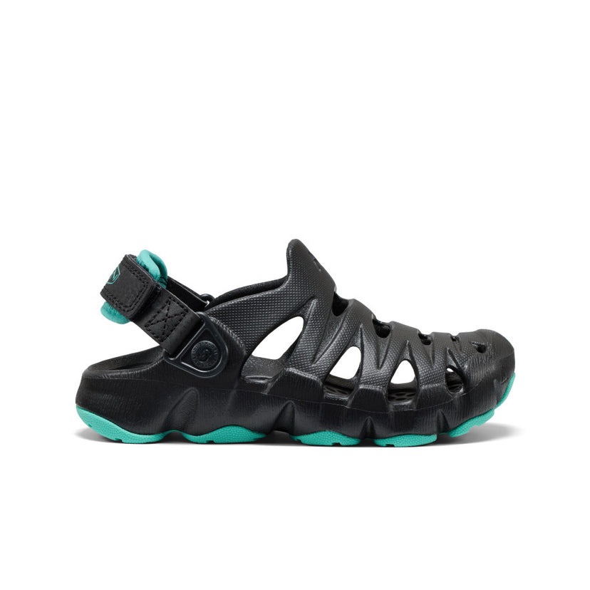 HyperFLT Clog Pour  Enfants  |  Noir/Vif Aqua