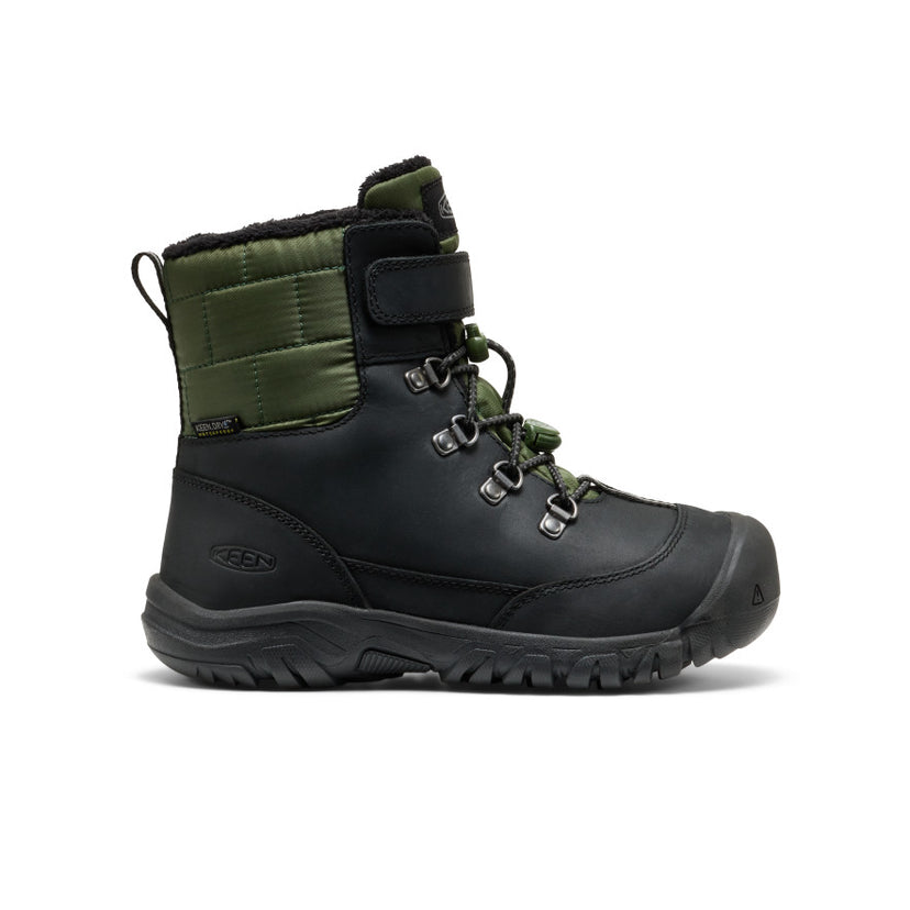 Kanibour Waterproof Winter Boot Pour Jeunes  |  Black/Bronze Green