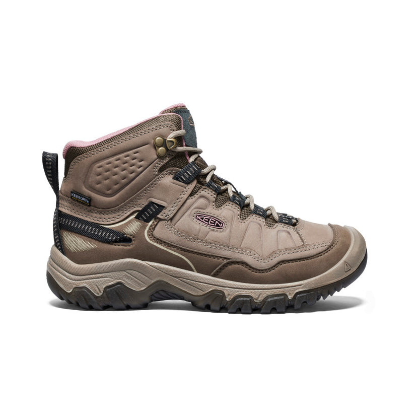 Targhee IV Wide Waterproof Hiking Boot Pour Femme  |  Bringé/Rose Nostalgie