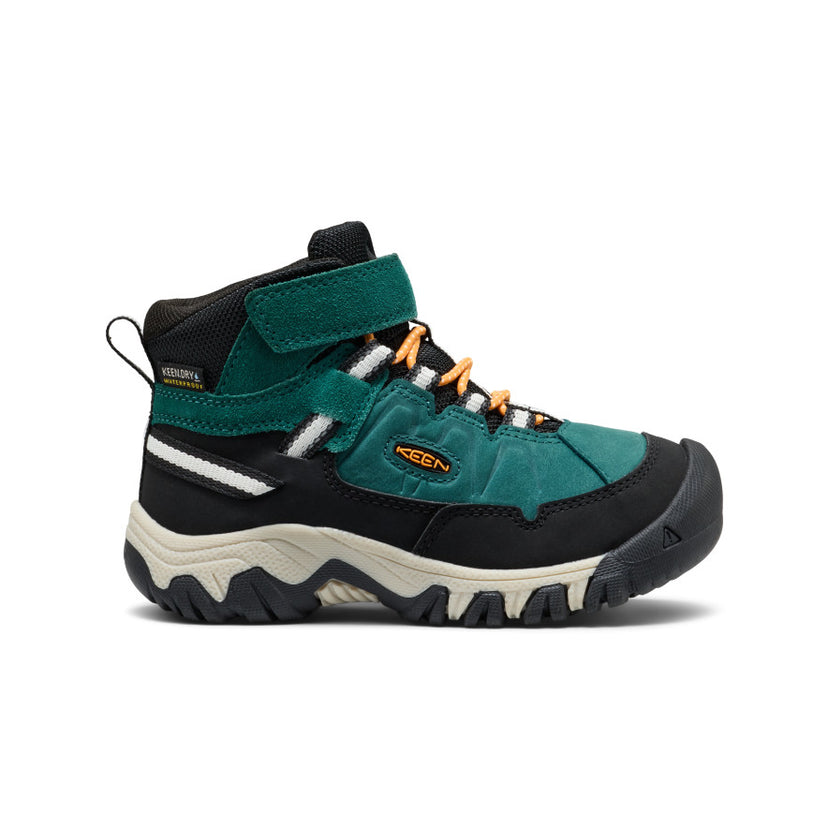 Targhee IV Waterproof Hiking Boot Pour Enfants  |  Méditerranée/Orange Flamme
