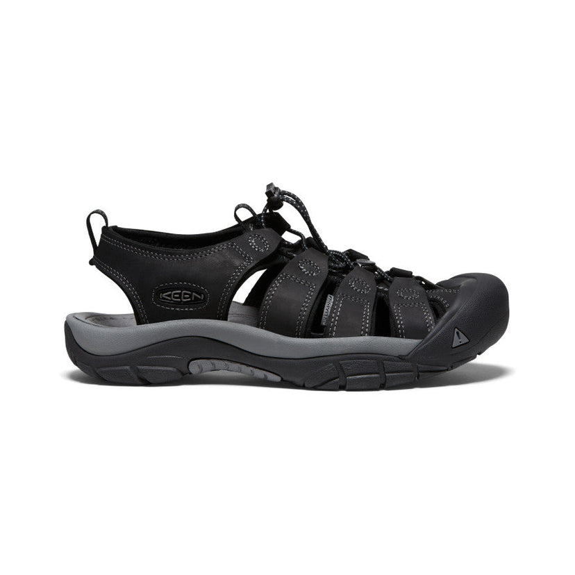 Newport Leather Pour Homme  |  Noir/Gris Acier