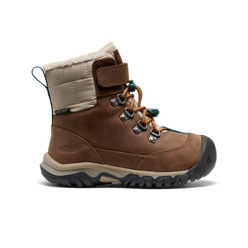 Kanibou Waterproof Winter Boot Pour Enfants  |  Dark Earth/Roasted Pecan
