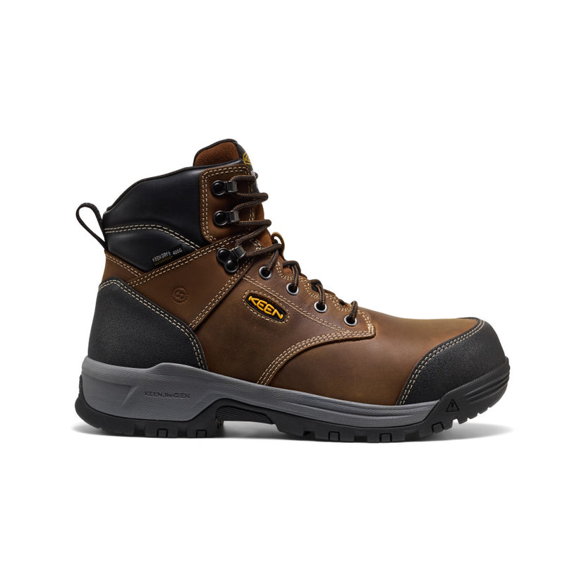 Men's CSA Evanston 6" Insulated Waterproof Boot (Carbon Toe)  |  Bison/Black