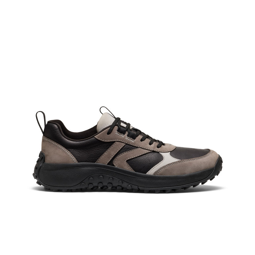 KS86 Leather Sneaker Pour Homme  |  Black/Steel Grey