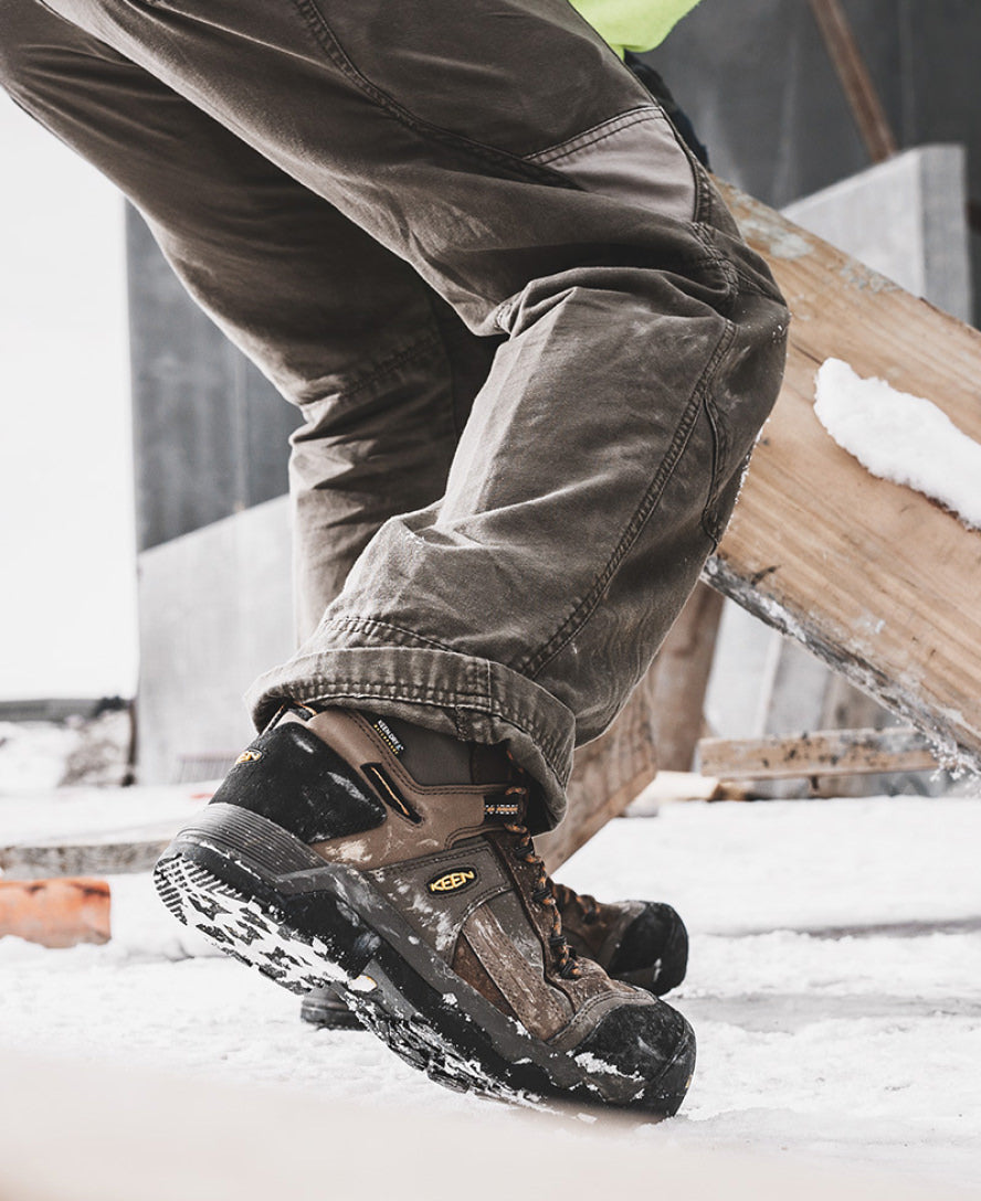 Men's Brown Work Boots CSA Davenport 8