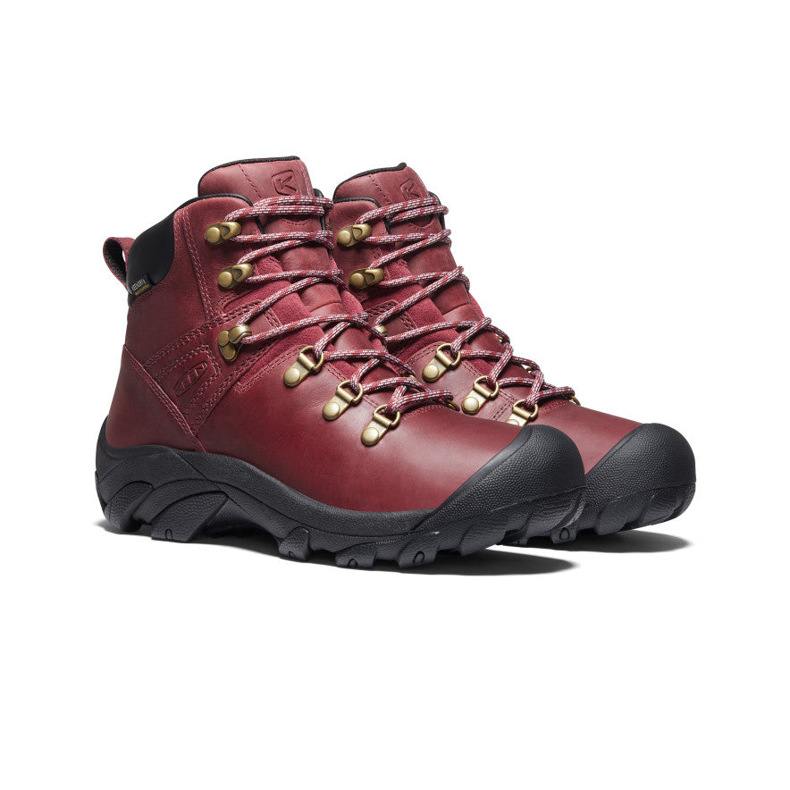 Women's Pyrenees Waterproof Hiking Boot Tibetan Red/Black 10 Regular
