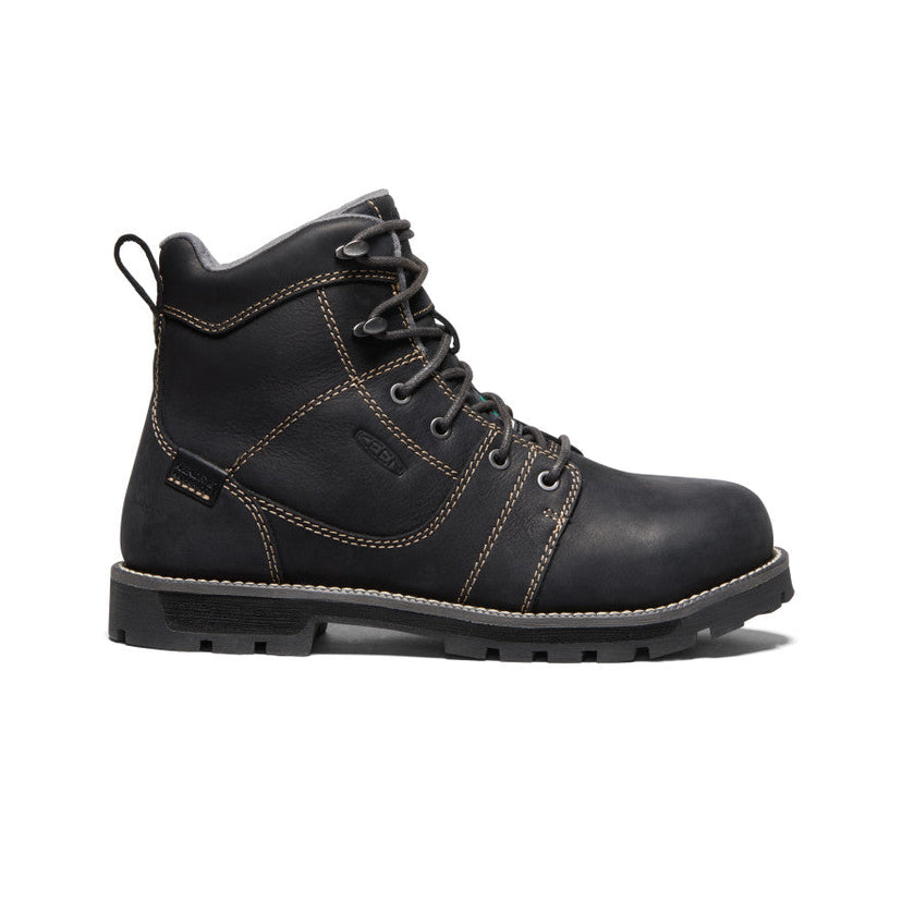 Women's CSA Seattle 6" Waterproof Boot (Aluminum Toe)  |  Black/Steel Grey