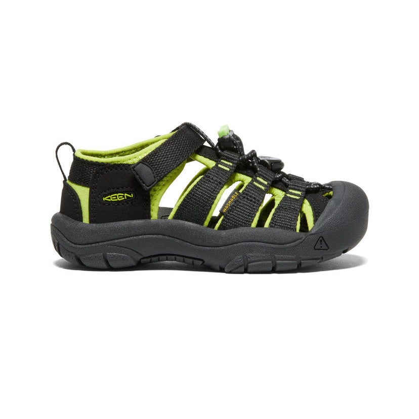 Newport H2 Pour Enfants  |  Noir/Vert Lime