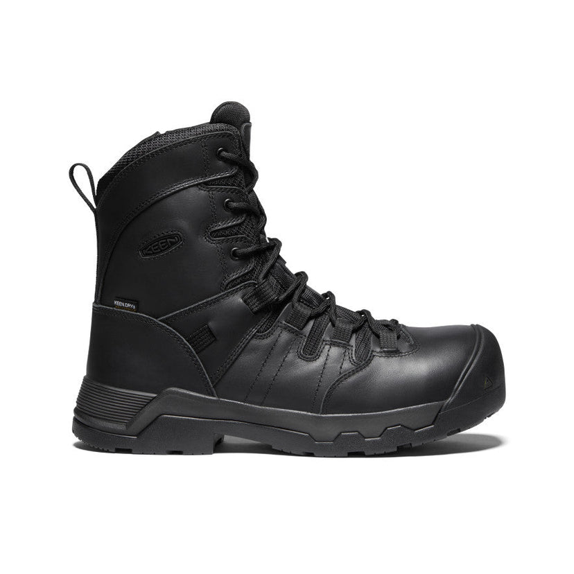 Men's CSA Oshawa+ 8" Side Zip Waterproof Boot (Carbon Toe)  |  Black/Black