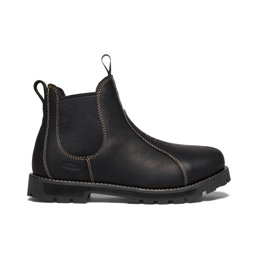 Women s Black Pull on Work Boots CSA Seattle Romeo 6 Regular