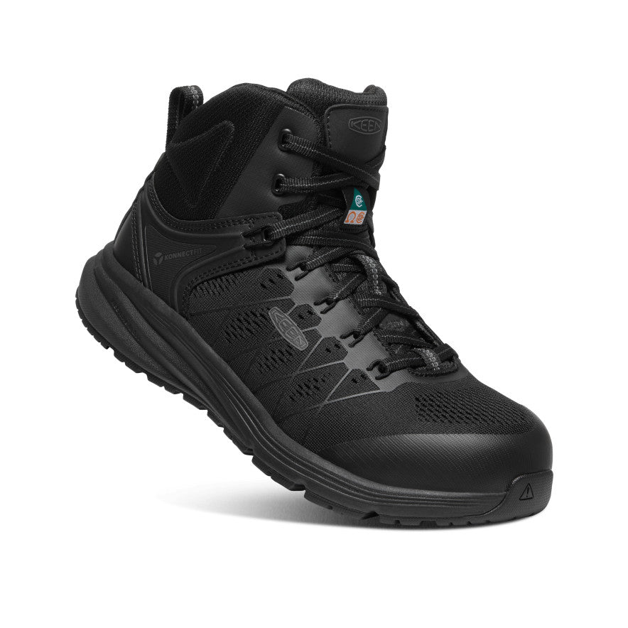 Men's Black Work Sneakers CSA Vista Energy Mid KEEN Footwear