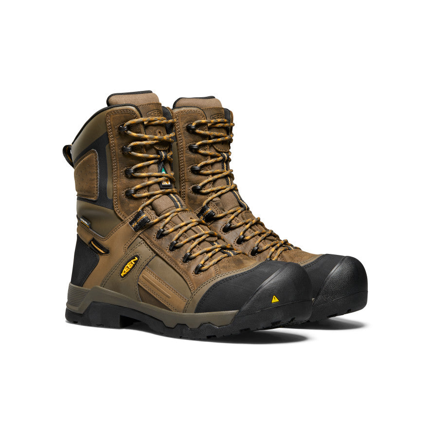 Men's Brown Work Boots - CSA Davenport 8