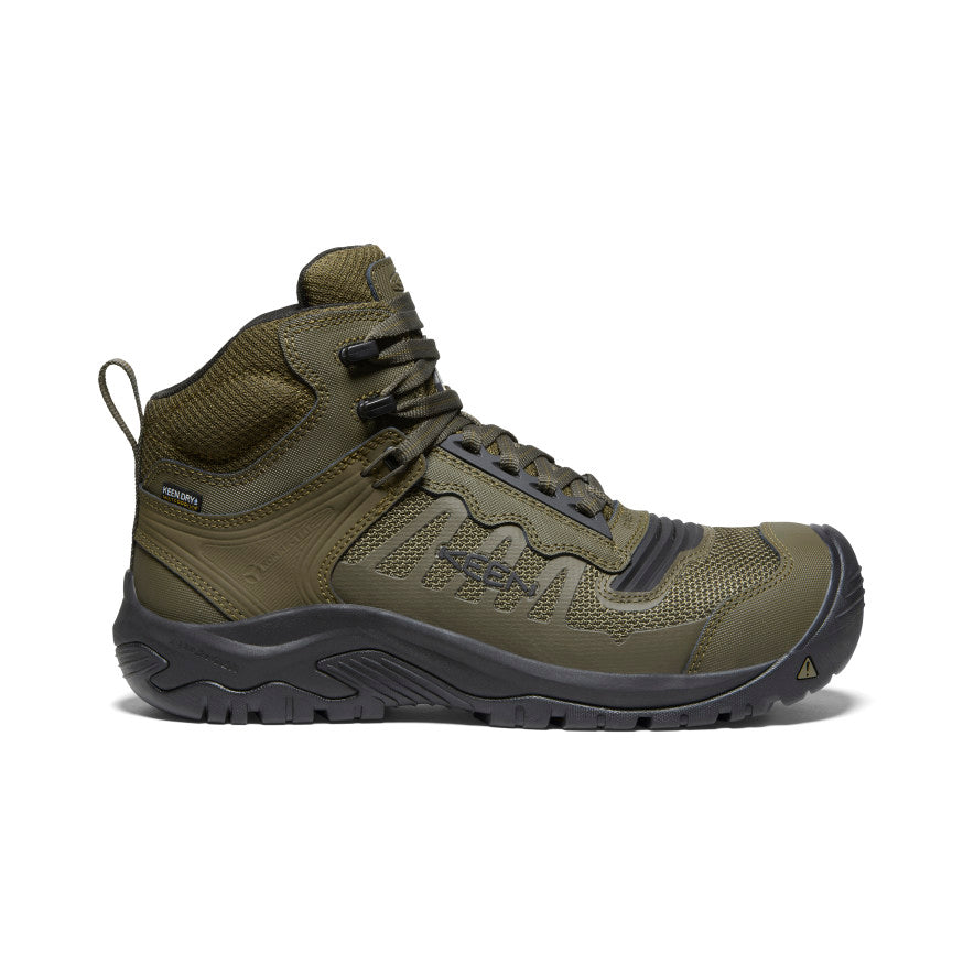 Men s Dark Green Work Sneakers CSA Reno KBF WP KEEN Footwear Canada