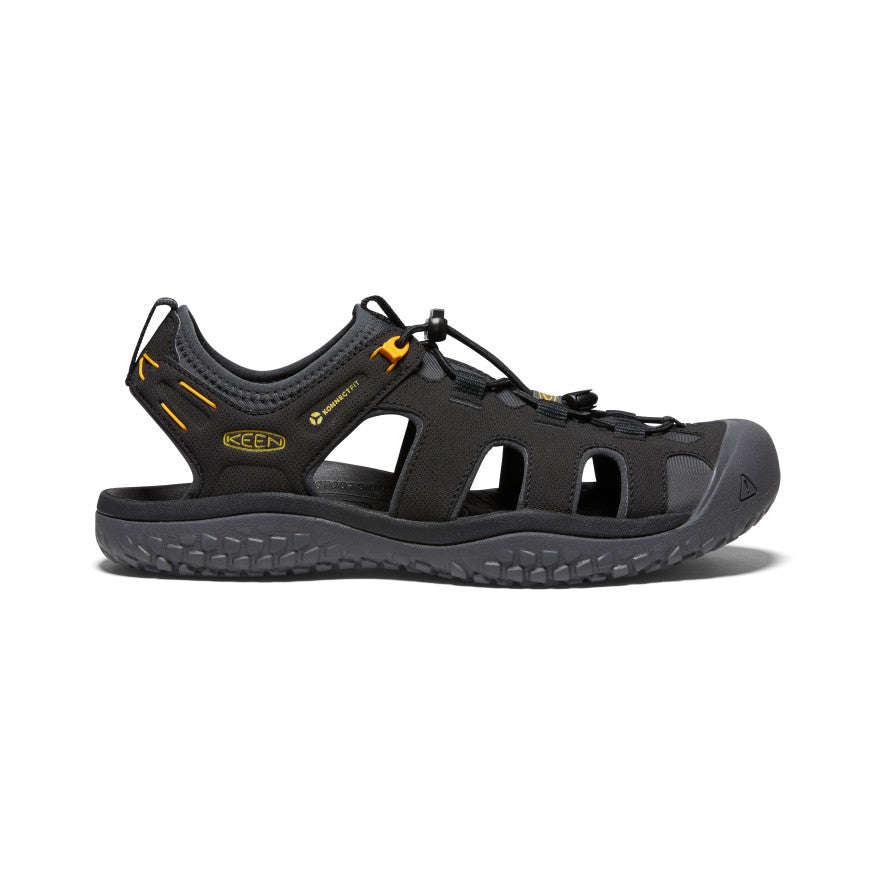 Men's Black Water Hiking Sandals SOLR KEEN Footwear Canada