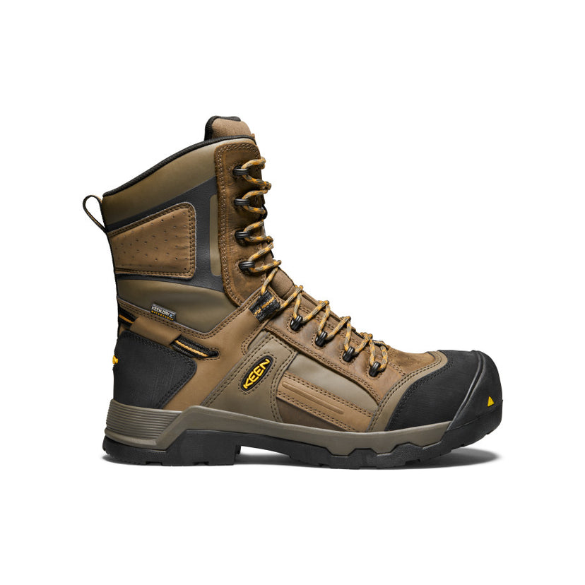 CSA Davenport 8" Insulated Waterproof Boot Pour Homme  |  Dark Earth/Inca Gold